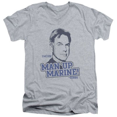 NCIS Man Up Marine V-Neck T-Shirt