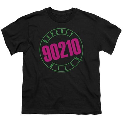 Neon Beverly Hills 90210 Logo Kids T-Shirt