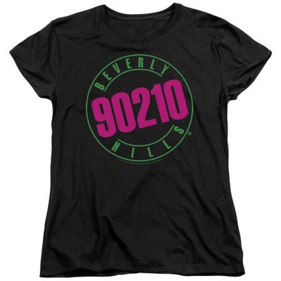 Neon Beverly Hills 90210 Logo Womens T-Shirt