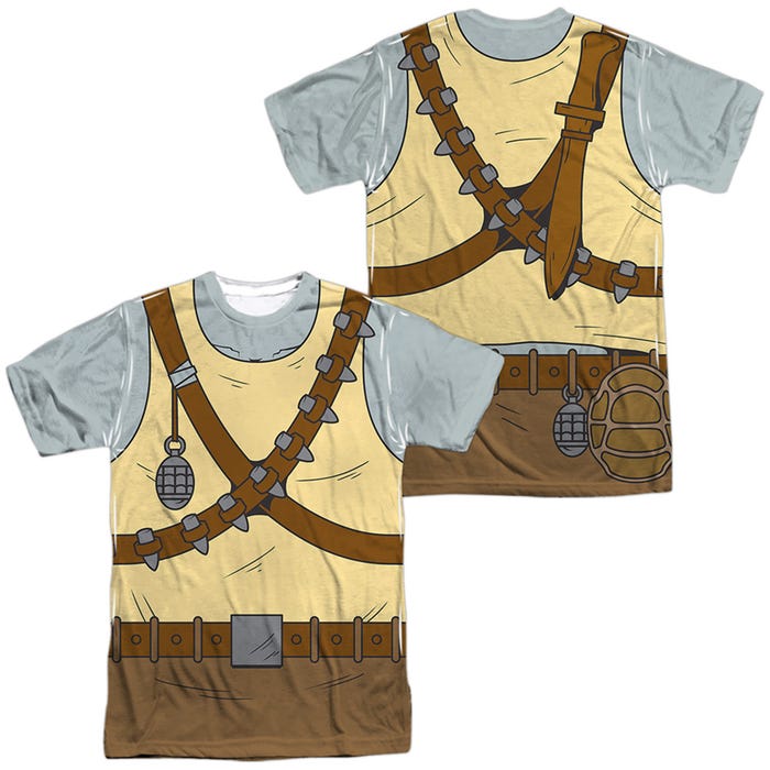 TMNT ROCKSTEADY COSTUME Sublimation T-Shirt