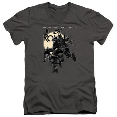 TMNT CASEY MARIE JONES LEAPING V-Neck T-Shirt