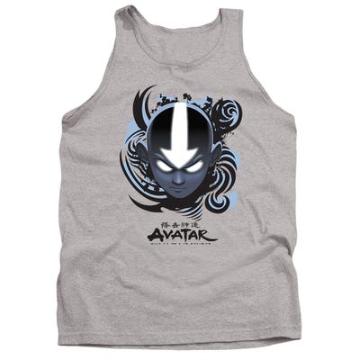 AVATAR THE LAST AIRBENDER/AIRBENDER BLUE AND BLACK KANJI Tank Top
