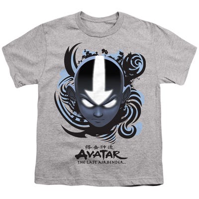AVATAR THE LAST AIRBENDER/AIRBENDER BLUE AND BLACK KANJI Kids T-Shirt