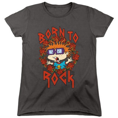 Rugrats Chucky Was Born To Rock Womens T-Shirt
