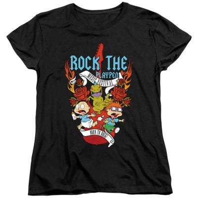 Rugrats Rock The Playpen Music Festival Womens T-Shirt