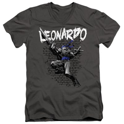 TMNT TMNT LEONARDO V-Neck T-Shirt