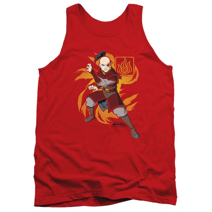 AVATAR THE LAST AIRBENDER ZUKO FLAME BURST Tank Top