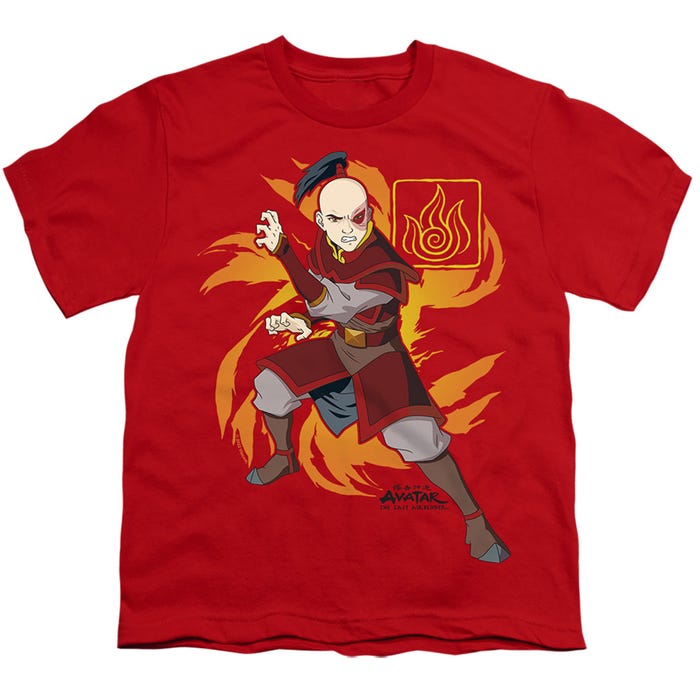 AVATAR THE LAST AIRBENDER ZUKO FLAME BURST Kids T-Shirt