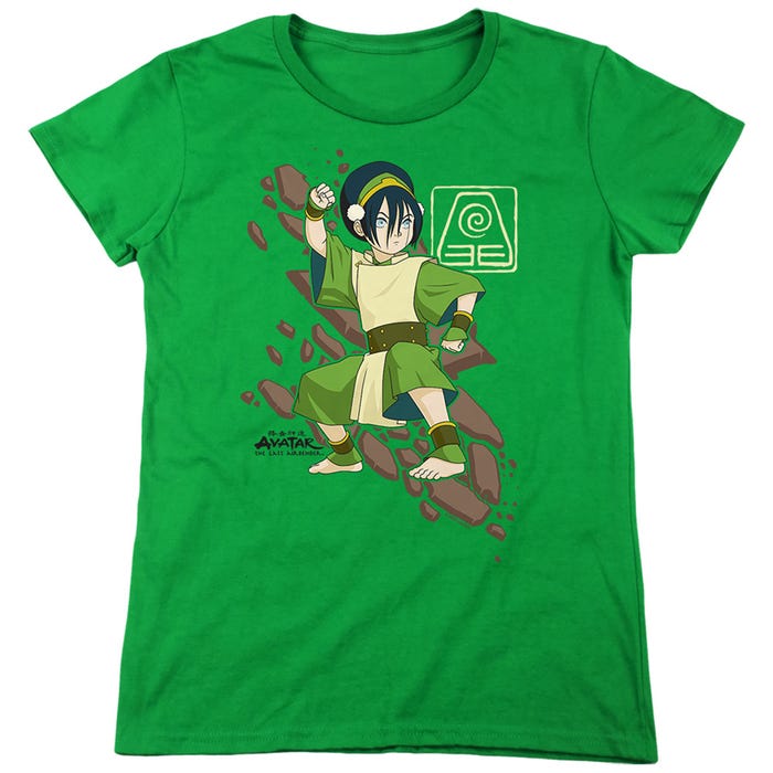 AVATAR THE LAST AIRBENDER TOPH ROCK SLIDE Womens T-Shirt