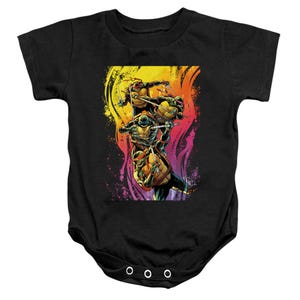 TMNT HOT RAINBOW WARRIORS Baby Bodysuit