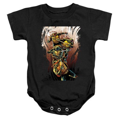  TMNT EARTHY RAINBOW WARRIORS Baby Bodysuit