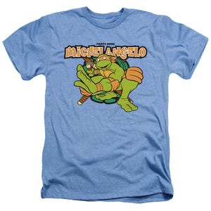 TMNT PARTY DUDE MICHELANGELO Heather T-Shirt