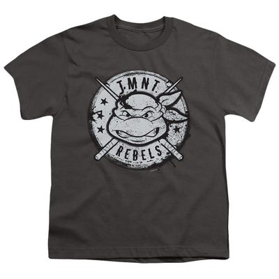 TMNT REBELS DISTRESSED LOGO Kids T-Shirt