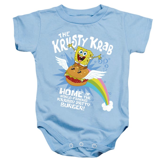 Spongebob Burger Rider Baby Bodysuit