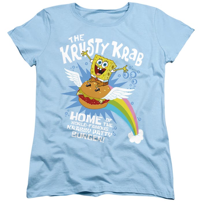 Spongebob Burger Rider Womens T-Shirt