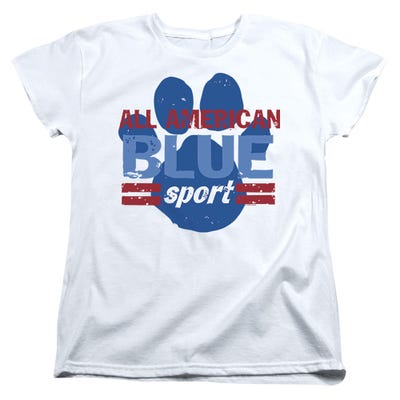 BLUES CLUES ALL AMERICAN SPORT Womens T-Shirt