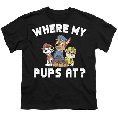 PAW PATROL WHERE MY PUPS AT? Kids T-Shirt