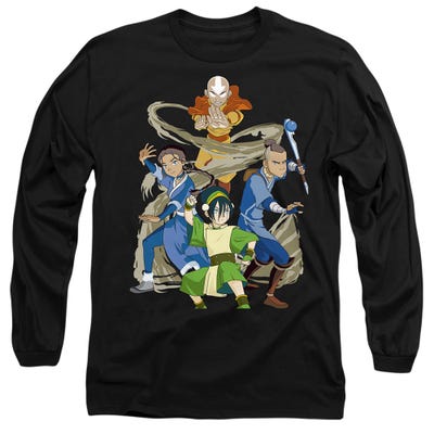 AVATAR THE LAST AIRBENDER TEAM AVATAR ELEMENTS Long Sleeve Shirt