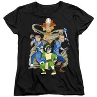 AVATAR THE LAST AIRBENDER TEAM AVATAR ELEMENTS Womens T-Shirt
