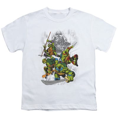SHREDDER AND TURTLES COMIC Ninja TMNT Kids T-Shirt