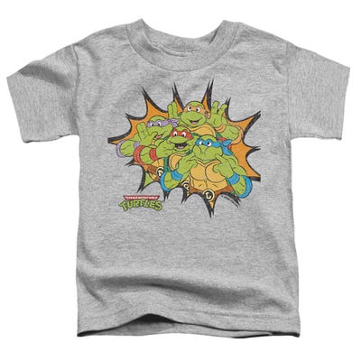 TMNT FUNNY FACE TURTLES Toddler T-Shirt