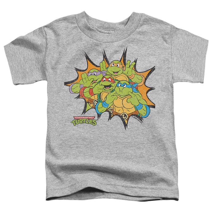 TMNT FUNNY FACE TURTLES Toddler T-Shirt