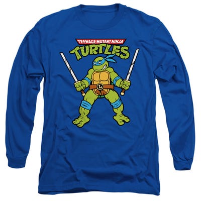 Leo TMNT Retro Teenage Mutant Ninja Turtles Long Sleeve Shirt