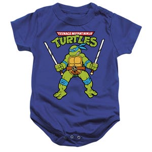 Leo TMNT Retro Teenage Mutant Ninja Turtles Baby Bodysuit