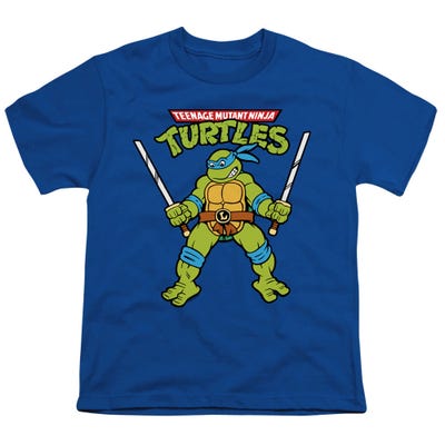 Leo TMNT Retro Teenage Mutant Ninja Turtles Kids T-Shirt