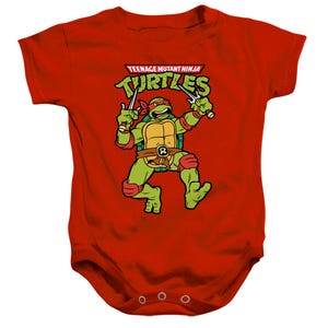 Raphael Teenage Mutant Ninja Turtles TMNT Retro Baby Bodysuit