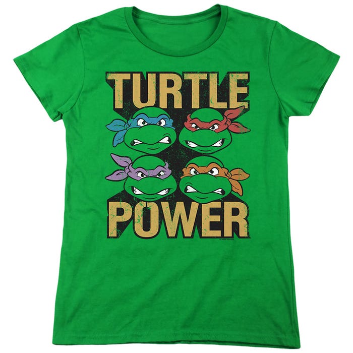TMNT TURTLE POWER Womens T-Shirt