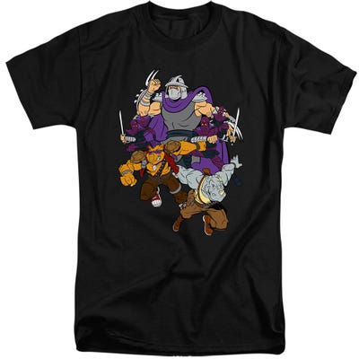TMNT SHREDDER AND FOOT CLAN Tall T-Shirt