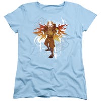 AVATAR THE LAST AIRBENDER FLOWER AND FISH AANG Womens T-Shirt