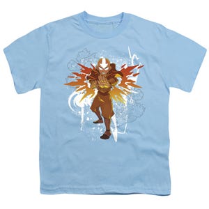 AVATAR THE LAST AIRBENDER FLOWER AND FISH AANG Kids T-Shirt