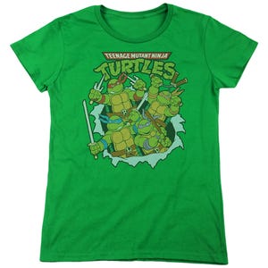 TMNT RETRO GROUP Women's T-Shirt