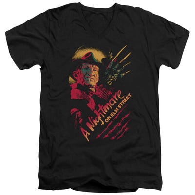 Nightmare On Elm Street Freddy Claws V-Neck T-Shirt