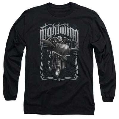 Nightwing Biker Long Sleeve Shirt