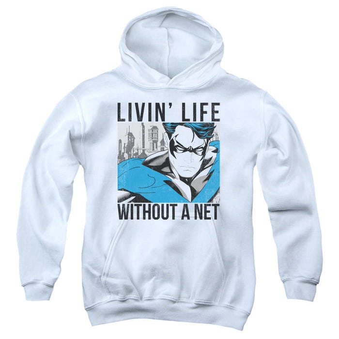 Nightwing Without A Net Kids Hoodie