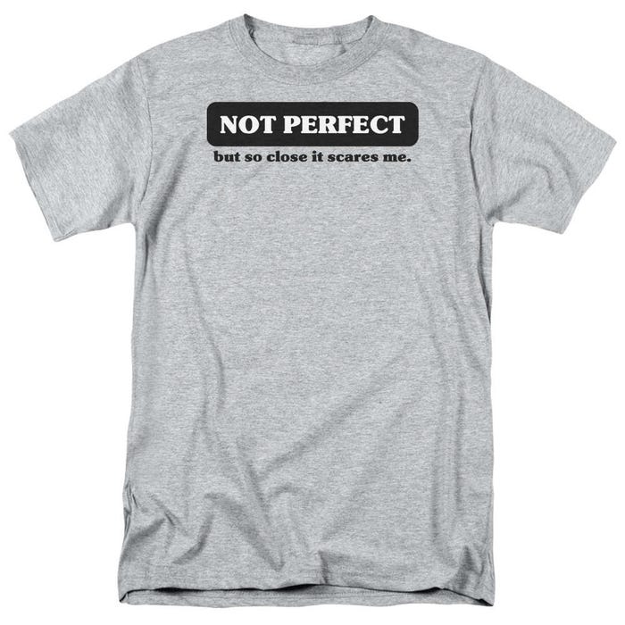 Not Perfect But So Close It Scares Me T-Shirt