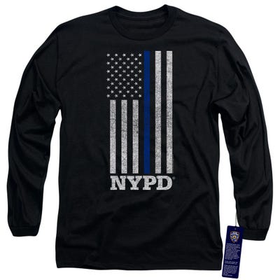 THIN BLUE LINE OFFICIAL NYPD Long Sleeve Shirt