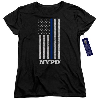 THIN BLUE LINE OFFICIAL NYPD Womens T-Shirt
