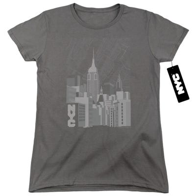 NYC Manhattan Monochrome Womens T-Shirt