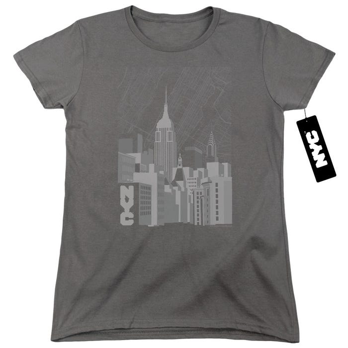 NYC Manhattan Monochrome Womens T-Shirt