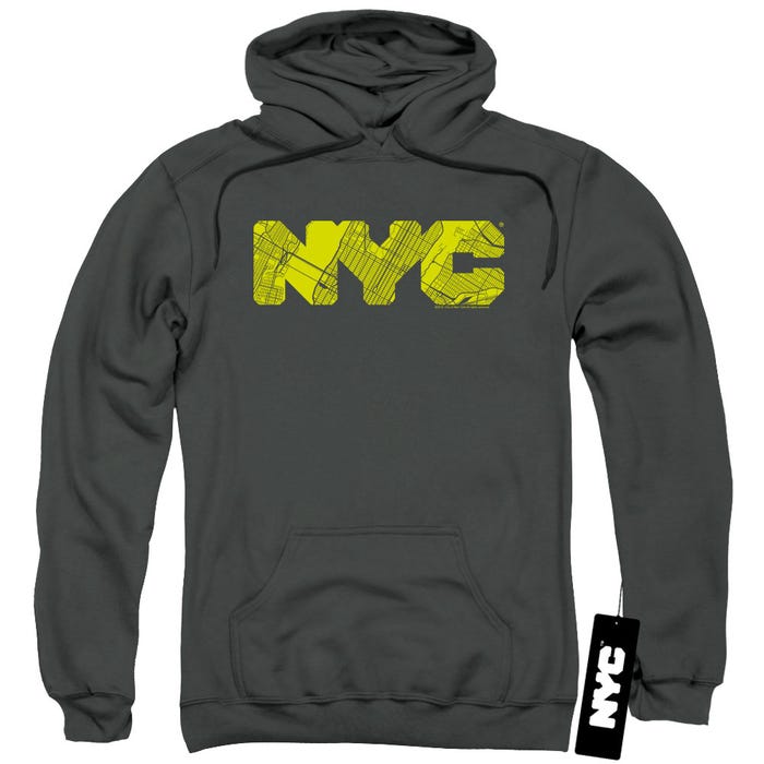 NYC MAP FILL Hoodie