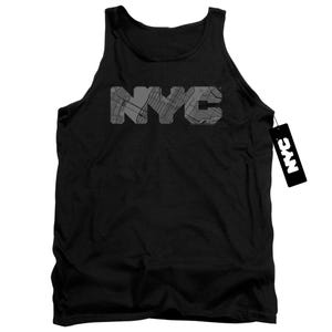 NYC MAP FILL New York City Tank Top