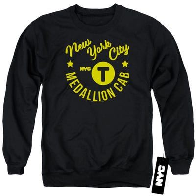 NYC HIPSTER TAXI Medallion Cab New York City Sweatshirt
