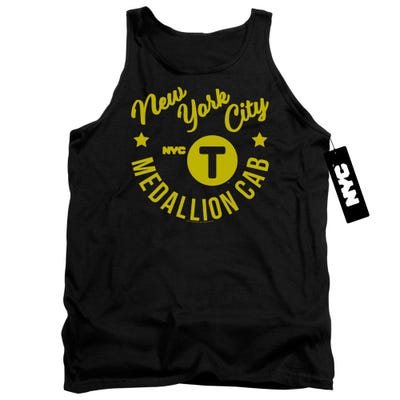 NYC HIPSTER TAXI Medallion Cab New York City Tank Top