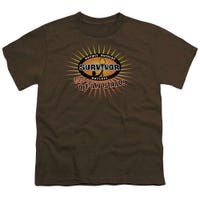 Off My Island Survivor Logo Kids T-Shirt