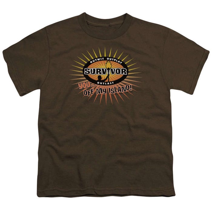 Off My Island Survivor Logo Kids T-Shirt