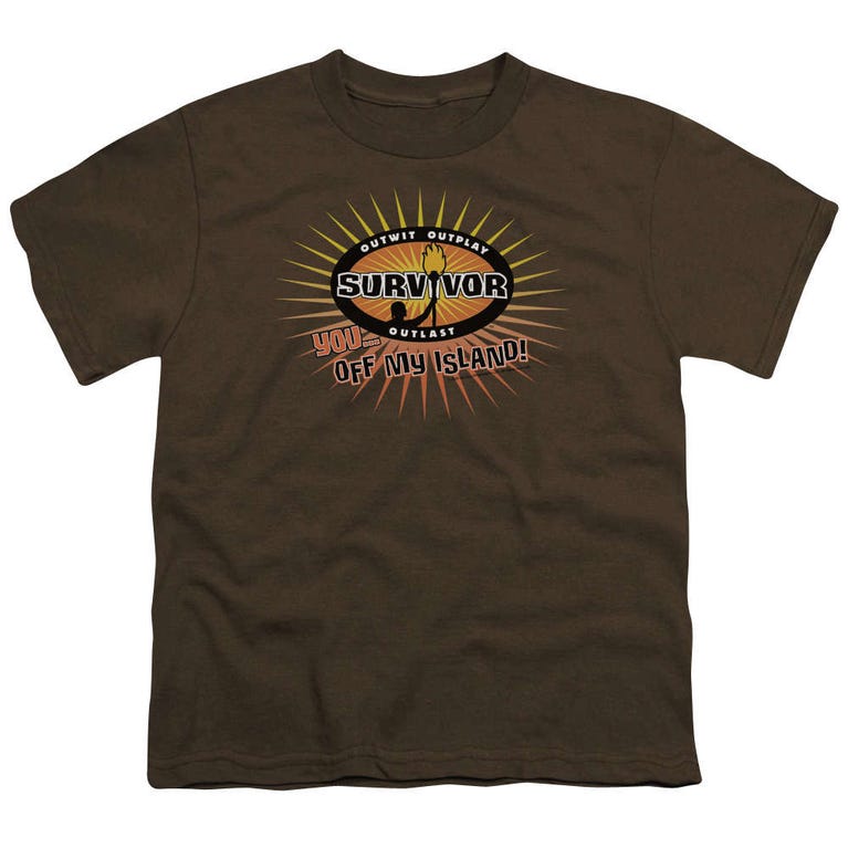 Survivor TV Show GOLD BURST Licensed BOYS & GIRLS T-Shirt S-XL